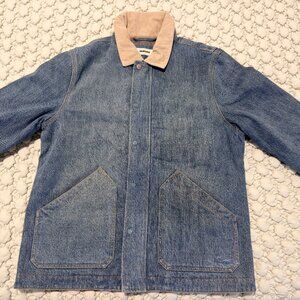NWOT Taylor Stitch Denim Workhorse Jacket Flannel Lined Huckberry Sz 42